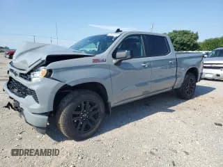 ✅ 2025 Chevrolet Silverado 1500 RST • VIN: 1GCUKEE83SZ128111 • Лот: 59928205. Опубликован ранее на Copart с пробегом 10 157 миль. Бесплатный доступ к архиву аукционных продаж из США и подробный отчёт об истории автомобиля на DreamBid. Изображение 1.