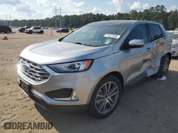 ✅ 2021 Ford Edge Titanium • VIN: 2FMPK3K92MBA47620 • Lot: 71321585. Wystawiony na Copart z przebiegiem 30 120 mil. Bezpłatny archiwum sprzedaży aukcyjnych z USA i szczegółowy raport historii pojazdu na DreamBid. Zdjęcie 1.