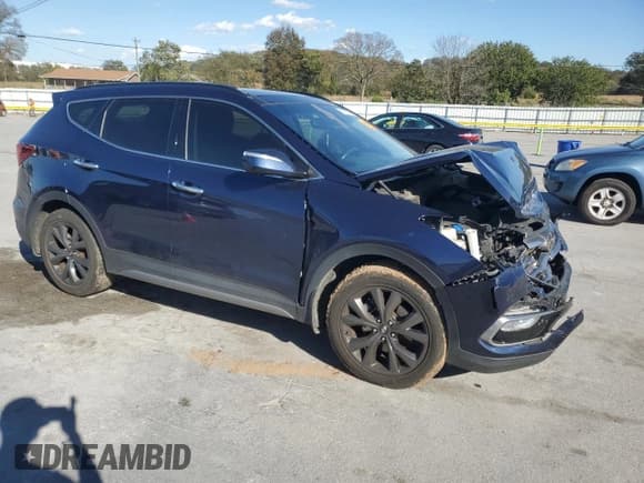 ✅ 2017 Hyundai Santa Fe Ultimate • VIN: 5XYZWDLA0HG440405 • Lot: 87273505. Listed on Copart with 127,272 mi. Free auction sales archive from the USA and detailed vehicle history report at DreamBid. Image 4.