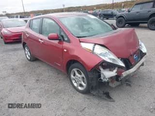 ✅ 2012 Nissan LEAF SL • VIN: JN1AZ0CP5CT022326 • Lot: 43503305. Listed on IAAI with 74,399 mi. Free auction sales archive from the USA and detailed vehicle history report at DreamBid. Image 1.