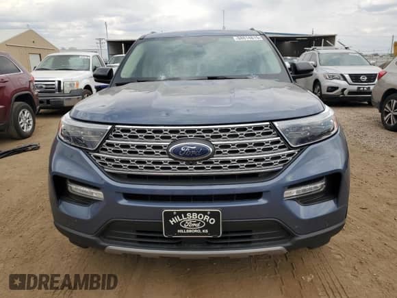 2021 Ford Explorer Limited with VIN 1FMSK8FH0MGB43876, listed as a Copart auction lot 68814815 with 39,464 mi miles and Salvage title. Bid and sale history available at DreamBid. Image 5.