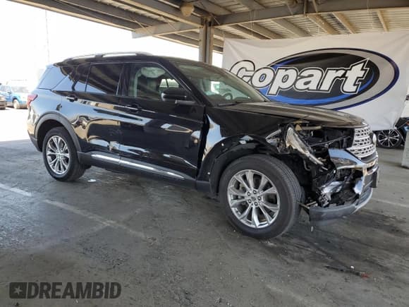 ✅ 2024 Ford Explorer Limited • VIN: 1FMSK8FH6RGA29971 • Lot: 57830345. Listed on Copart with 21,079 mi. Free auction sales archive from the USA and detailed vehicle history report at DreamBid. Image 4.