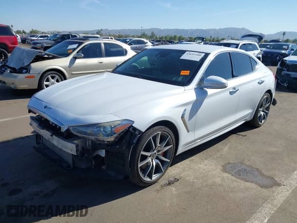 ✅ 2019 Genesis G70 Advanced • VIN: KMTG54LE9KU013535 • Lot: 43693588. Listed on IAAI with 90,794 mi. Free auction sales archive from the USA and detailed vehicle history report at DreamBid. Image 2.