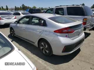 2017 Hyundai Ioniq SEL z VIN KMHC75LCXHU052232, wystawiony jako Copart lot #56150644 z przebiegiem 113 845 mil mil oraz Szkoda całkowita • Salvage title. Historia ofert i sprzedaży dostępna na DreamBid. Obrazek 2.