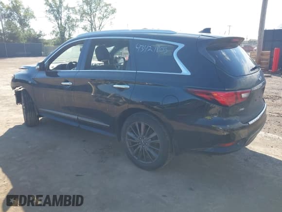 ✅ 2020 Infiniti QX60 Luxe • VIN: 5N1DL0MMXLC524695 • Lot: 43421803. Wystawiony na IAAI z przebiegiem 54 552 mil. Bezpłatny archiwum sprzedaży aukcyjnych z USA i szczegółowy raport historii pojazdu na DreamBid. Zdjęcie 3.