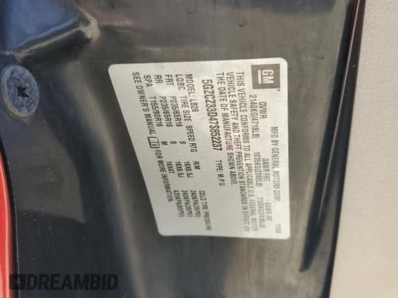 ✅ 2007 Saturn VUE I4 • VIN: 5GZCZ33D47S852237 • Lot: 57399535. Wystawiony na Copart z przebiegiem 146 433 mil. Bezpłatny archiwum sprzedaży aukcyjnych z USA i szczegółowy raport historii pojazdu na DreamBid. Zdjęcie 13.