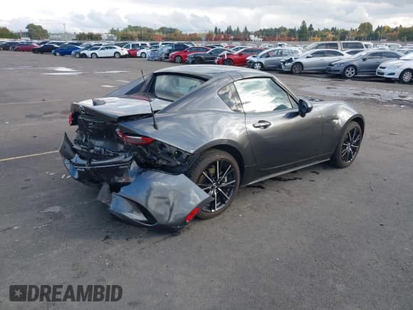 ✅ 2024 Mazda MX-5 Miata Grand Touring • VIN: JM1NDAM73R0603318 • Lot: 43529469. Listed on IAAI with 8,818 mi. Free auction sales archive from the USA and detailed vehicle history report at DreamBid. Image 4.