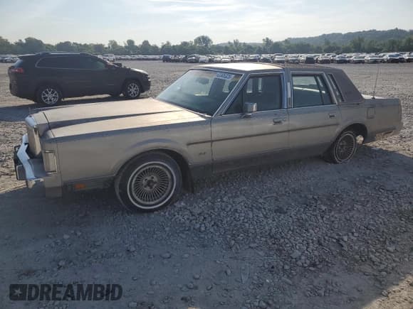 ✅ 1988 Lincoln Town Car • VIN: 1LNBM82FXJY801210 • Lot: 63305325. Listed on Copart with 92,906 mi. Free auction sales archive from the USA and detailed vehicle history report at DreamBid. Image 1.