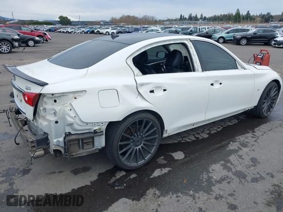 ✅ 2014 Infiniti Q50 Premium • VIN: JN1BV7AP8EM671403 • Lot: 41837716. Listed on IAAI with 115,058 mi. Free auction sales archive from the USA and detailed vehicle history report at DreamBid. Image 4.