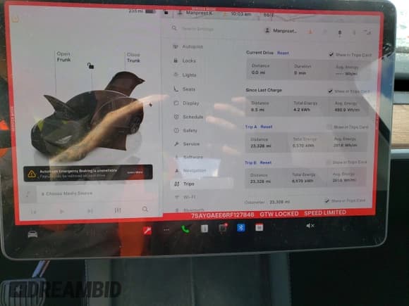 ✅ 2024 Tesla Model Y Long Range • VIN: 7SAYGAEE6RF127846 • Lot: 56968035. Listed on Copart with 23,328 mi. Free auction sales archive from the USA and detailed vehicle history report at DreamBid. Image 9.