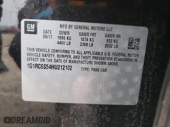 ✅ 2017 Chevrolet Volt LT • VIN: 1G1RC6S54HU212102 • Lot: 54360364. Wystawiony na Copart z przebiegiem 67 496 mil. Bezpłatny archiwum sprzedaży aukcyjnych z USA i szczegółowy raport historii pojazdu na DreamBid. Zdjęcie 14.