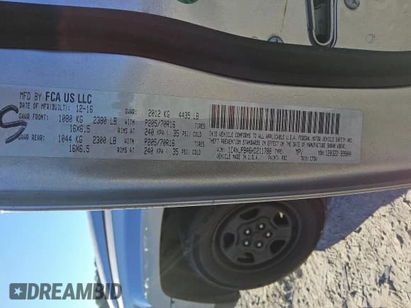 ✅ 2017 Jeep Patriot Sport • VIN: 1C4NJPBA6HD211788 • Lot: 86451275. Listed on Copart with 112,208 mi. Free auction sales archive from the USA and detailed vehicle history report at DreamBid. Image 13.