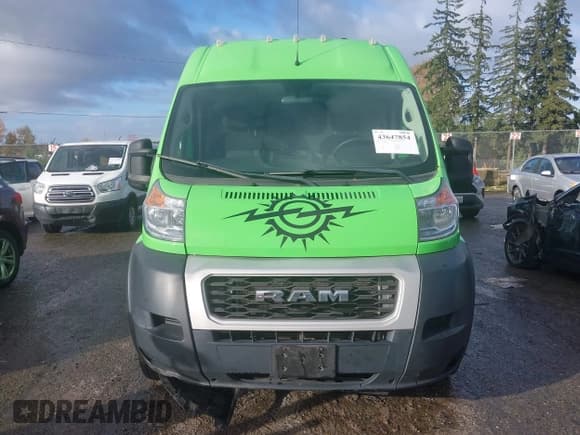 ✅ 2019 Ram ProMaster Cargo • VIN: 3C6URVJG6KE512511 • Lot: 43647854. Listed on IAAI with 71,797 mi. Free auction sales archive from the USA and detailed vehicle history report at DreamBid. Image 12.