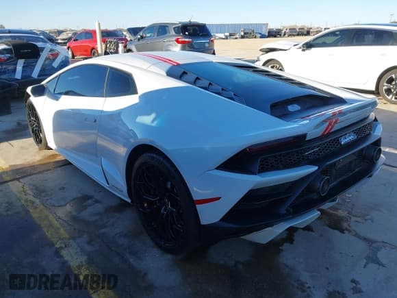 ✅ 2021 Lamborghini Huracan • VIN: ZHWUF5ZF7MLA16358 • Lot: 41407639. Listed on IAAI with 20,980 mi. Free auction sales archive from the USA and detailed vehicle history report at DreamBid. Image 3.