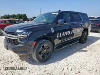 2022 Chevrolet Tahoe Commercial с VIN 1GNSCLED8NR221854, выставлен на аукционе Copart как лот 66722205 с пробегом 53 072 миль миль и Списание • Salvage title. История ставок и продаж доступна на DreamBid. Изображение 1.