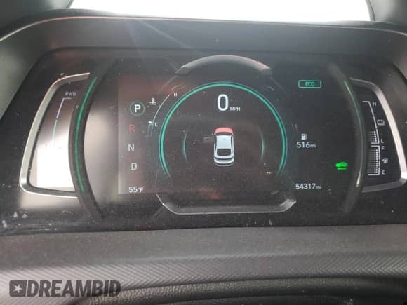 2020 Hyundai Ioniq Limited с VIN KMHC05LC5LU229492, выставлен на аукционе Copart как лот 78844484 с пробегом 54 317 миль миль и Чистый • Clean title. История ставок и продаж доступна на DreamBid. Изображение 9.