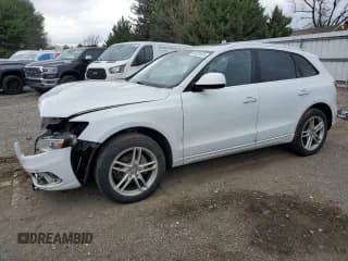 ✅ 2017 Audi Q5 Premium • VIN: WA1C2AFP6HA078428 • Lot: 92331625. Listed on Copart with 87,546 mi. Free auction sales archive from the USA and detailed vehicle history report at DreamBid. Image 1.