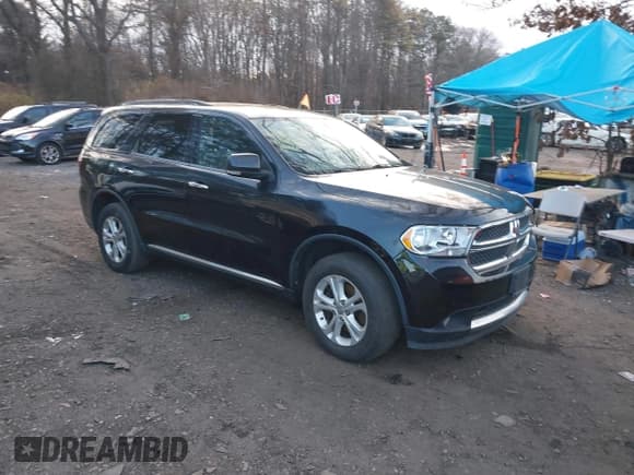 ✅ 2013 Dodge Durango Crew • VIN: 1C4SDJDT8DC653039 • Lot: 43872504. Wystawiony na IAAI z przebiegiem 105 489 mil. Bezpłatny archiwum sprzedaży aukcyjnych z USA i szczegółowy raport historii pojazdu na DreamBid. Zdjęcie 1.