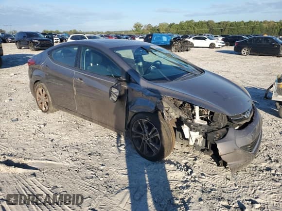 ✅ 2013 Hyundai Elantra Limited • VIN: 5NPDH4AE7DH262621 • Lot: 84439945. Listed on Copart with 174,898 mi. Free auction sales archive from the USA and detailed vehicle history report at DreamBid. Image 4.