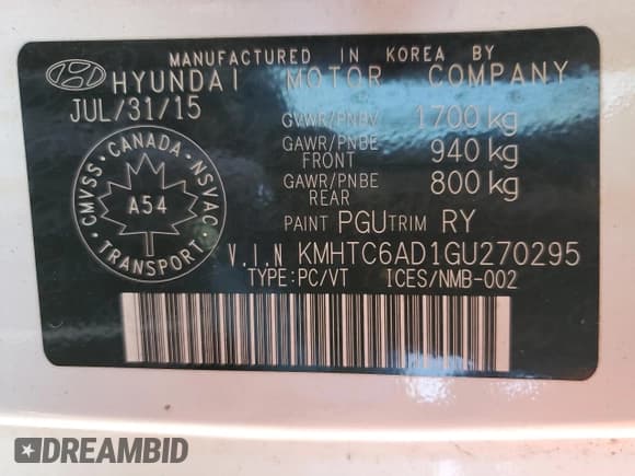 ✅ 2016 Hyundai Veloster • VIN: KMHTC6AD1GU270295 • Lot: 76470894. Wystawiony na Copart z przebiegiem 129 276 mil. Bezpłatny archiwum sprzedaży aukcyjnych z USA i szczegółowy raport historii pojazdu na DreamBid. Zdjęcie 12.