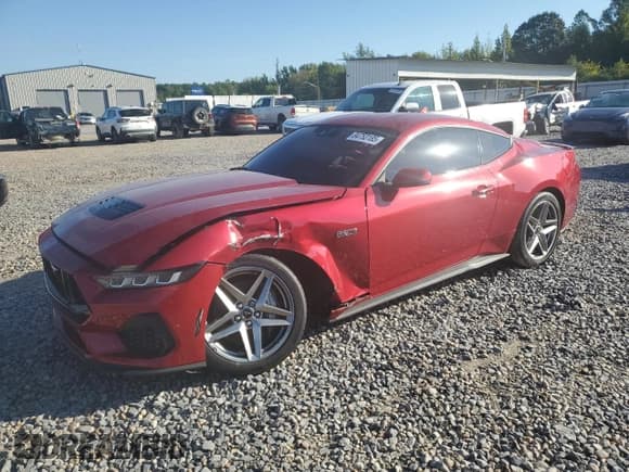 ✅ 2024 Ford Mustang GT Premium • VIN: 1FA6P8CF6R5420680 • Lot: 84753185. Listed on Copart with 14,515 mi. Free auction sales archive from the USA and detailed vehicle history report at DreamBid. Image 1.