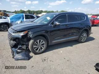 2019 Hyundai Santa Fe Ultimate with VIN 5NMS5CAD7KH118644, listed as a Copart auction lot 65187045 with 19,563 mi miles and Salvage title. Bid and sale history available at DreamBid. Image 1.