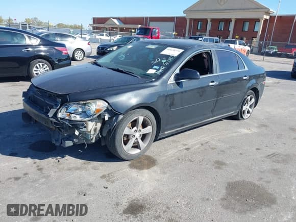 ✅ 2012 Chevrolet Malibu 1LT • VIN: 1G1ZC5E01CF174318 • Lot: 43628779. Listed on IAAI with 194,156 mi. Free auction sales archive from the USA and detailed vehicle history report at DreamBid. Image 2.