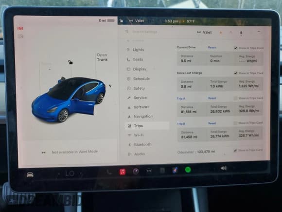 ✅ 2020 Tesla Model 3 Performance • VIN: 5YJ3E1EC3LF586867 • Lot: 90074405. Wystawiony na Copart z przebiegiem 103 478 mil. Bezpłatny archiwum sprzedaży aukcyjnych z USA i szczegółowy raport historii pojazdu na DreamBid. Zdjęcie 9.