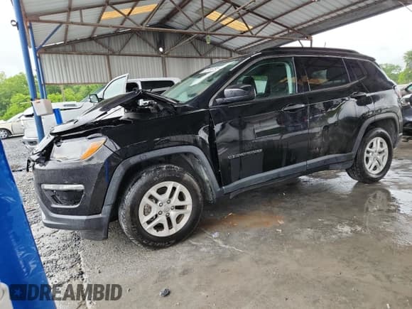 ✅ 2021 Jeep Compass Sport • VIN: 3C4NJCAB6MT522936 • Lot: 58788195. Listed on Copart with 58,196 mi. Free auction sales archive from the USA and detailed vehicle history report at DreamBid. Image 1.