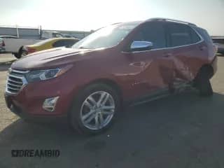 2019 Chevrolet Equinox Premier с VIN 2GNAXPEX4K6307140, выставлен на аукционе Copart как лот 81796345 с пробегом 63 819 миль миль и Списание • Salvage title. История ставок и продаж доступна на DreamBid. Изображение 1.