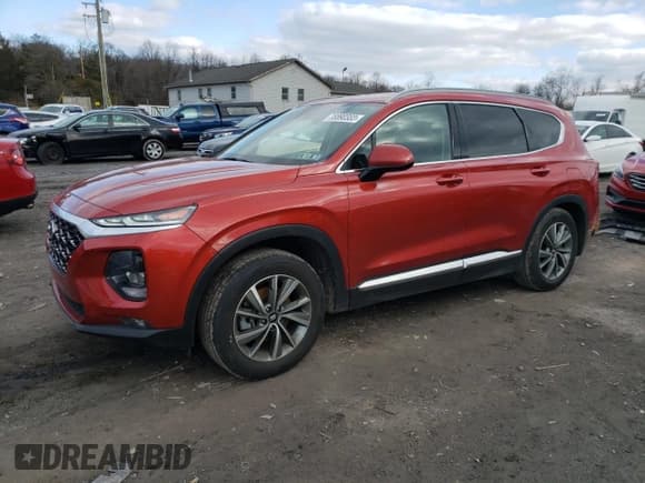 ✅ 2020 Hyundai Santa Fe SEL • VIN: 5NMS3CAD7LH142983 • Lot: 38890333. Wystawiony na Copart z przebiegiem 42 956 mil. Bezpłatny archiwum sprzedaży aukcyjnych z USA i szczegółowy raport historii pojazdu na DreamBid. Zdjęcie 1.
