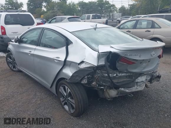 ✅ 2015 Hyundai Elantra Sport • VIN: KMHDH4AH2FU249094 • Lot: 43275888. Listed on IAAI with 101,798 mi. Free auction sales archive from the USA and detailed vehicle history report at DreamBid. Image 3.