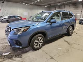 ✅ 2022 Subaru Forester Premium • VIN: JF2SKAEC4NH474023 • Lot: 92290275. Listed on Copart with 34,423 mi. Free auction sales archive from the USA and detailed vehicle history report at DreamBid. Image 1.