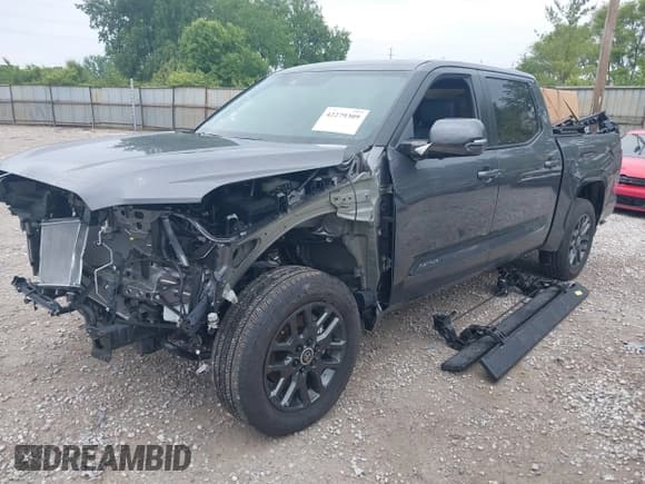 ✅ 2024 Toyota Tundra Platinum • VIN: 5TFNA5DB8RX209602 • Lot: 42279309. Listed on IAAI with 6,831 mi. Free auction sales archive from the USA and detailed vehicle history report at DreamBid. Image 2.