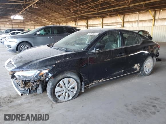 ✅ 2024 Nissan Sentra S • VIN: 3N1AB8BVXRY384753 • Lot: 82548575. Listed on Copart with Not provided. Free auction sales archive from the USA and detailed vehicle history report at DreamBid. Image 1.