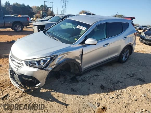 ✅ 2018 Hyundai Santa Fe 2.4L • VIN: 5XYZT3LB5JG545278 • Lot: 93383675. Listed on Copart with 130,935 mi. Free auction sales archive from the USA and detailed vehicle history report at DreamBid. Image 1.