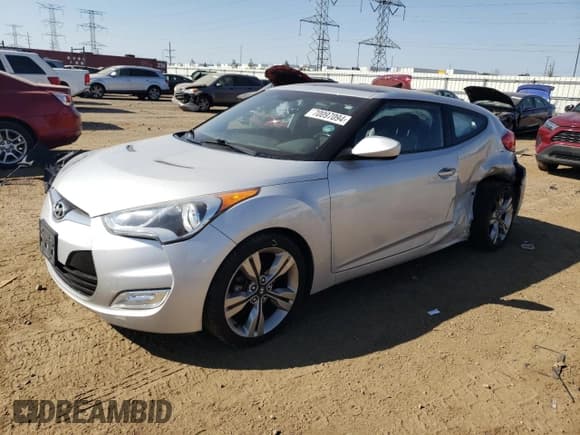 ✅ 2014 Hyundai Veloster • VIN: KMHTC6AD2EU191070 • Lot: 70097094. Wystawiony na Copart z przebiegiem 65 384 mil. Bezpłatny archiwum sprzedaży aukcyjnych z USA i szczegółowy raport historii pojazdu na DreamBid. Zdjęcie 1.