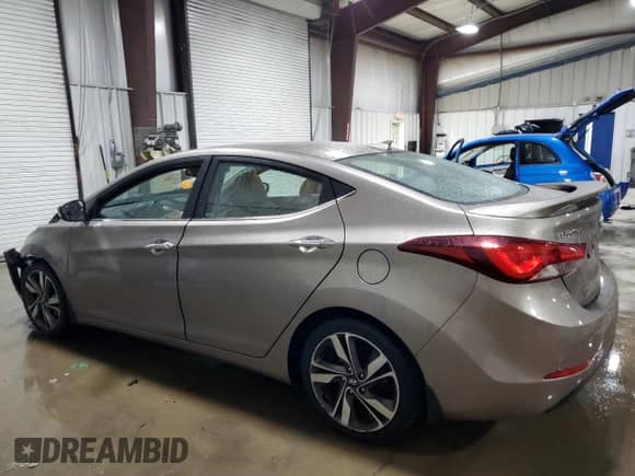2015 Hyundai Elantra SE with VIN 5NPDH4AE0FH614859, listed as a Copart auction lot 81459635 with 89,945 mi miles and Salvage title. Bid and sale history available at DreamBid. Image 2.