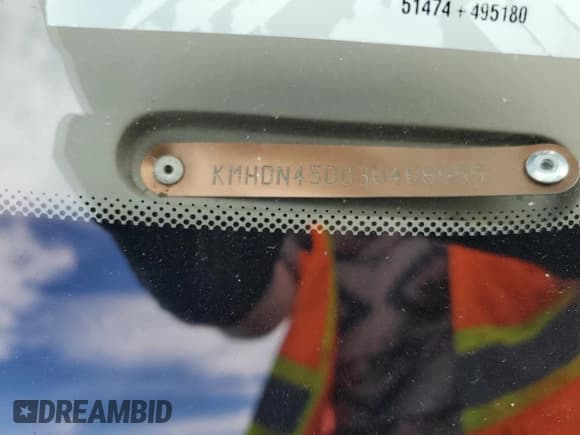 ✅ 2003 Hyundai Elantra GLS • VIN: KMHDN45D03U468955 • Lot: 50207515. Listed on Copart with 123,560 mi. Free auction sales archive from the USA and detailed vehicle history report at DreamBid. Image 12.