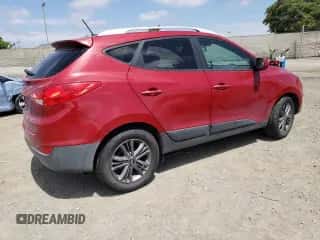 2015 Hyundai Tucson SE z VIN KM8JU3AG1FU054782, wystawiony jako Copart lot #63942353 z przebiegiem 142 314 mil mil oraz . Historia ofert i sprzedaży dostępna na DreamBid. Obrazek 3.