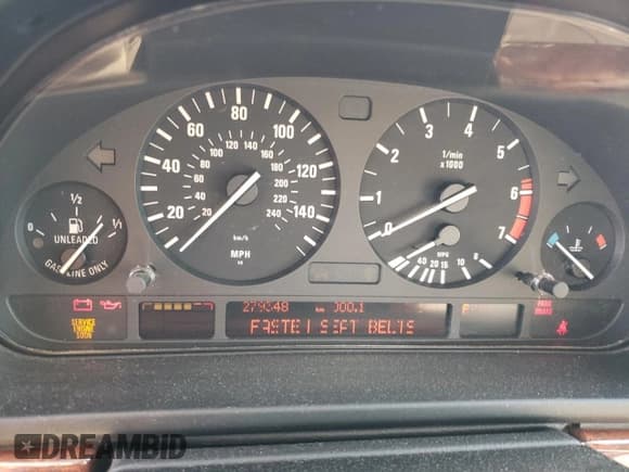 ✅ 1999 BMW 5 Series • VIN: WBADN6335XGM61561 • Lot: 68420493. Listed on Copart with 279,348 mi. Free auction sales archive from the USA and detailed vehicle history report at DreamBid. Image 9.