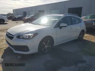 2020 Subaru Impreza Premium with VIN 4S3GTAD6XL3705482, listed as a Copart auction lot 81672395 with 37,776 mi miles and Salvage title. Bid and sale history available at DreamBid. Image 1.