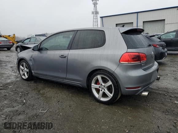 ✅ 2012 Volkswagen Golf GTI Autobahn • VIN: WVWFD7AJ6CW310427 • Lot: 93388365. Listed on Copart with 123,651 mi. Free auction sales archive from the USA and detailed vehicle history report at DreamBid. Image 2.