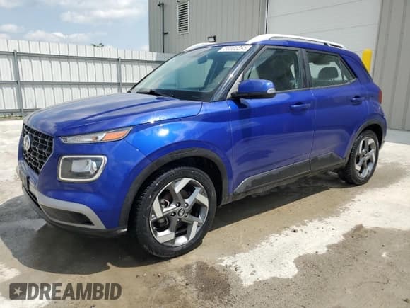✅ 2022 Hyundai Venue SEL • VIN: KMHRC8A32NU164853 • Lot: 60808645. Listed on Copart with 61,257 mi. Free auction sales archive from the USA and detailed vehicle history report at DreamBid. Image 1.