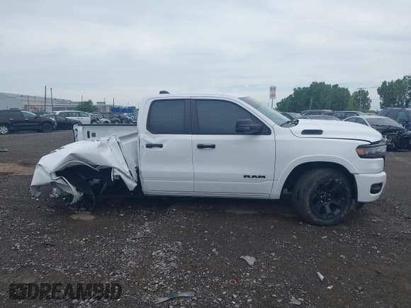 ✅ 2025 Ram 1500 Lone Star • VIN: 1C6SRFBP5SN523328 • Lot: 42976902. Listed on IAAI with 10,443 mi. Free auction sales archive from the USA and detailed vehicle history report at DreamBid. Image 14.