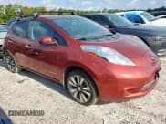 ✅ 2015 Nissan LEAF SV • VIN: 1N4AZ0CP3FC314693 • Lot: 69100075. Listed on Copart with 58,528 mi. Free auction sales archive from the USA and detailed vehicle history report at DreamBid. Image 4.