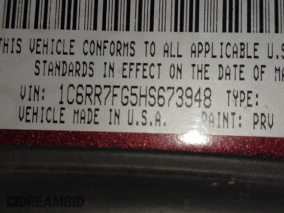 ✅ 2017 Ram 1500 Express • VIN: 1C6RR7FG5HS673948 • Лот: 42844996. Опубликован ранее на IAAI с пробегом 174 457 миль. Бесплатный доступ к архиву аукционных продаж из США и подробный отчёт об истории автомобиля на DreamBid. Изображение 9.