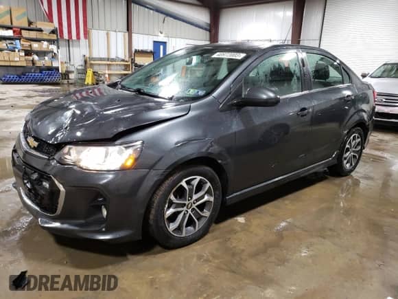 2017 Chevrolet Sonic LT with VIN 1G1JD5SG2H4101991, listed as a Copart auction lot 48972003 with 54,931 mi miles and . Bid and sale history available at DreamBid. Image 1.
