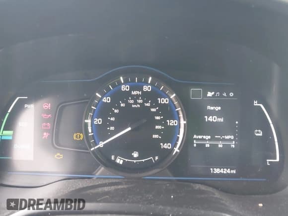 ✅ 2017 Hyundai Ioniq Blue • VIN: KMHC65LC3HU051703 • Lot: 41770571. Wystawiony na IAAI z przebiegiem 138 424 mil. Bezpłatny archiwum sprzedaży aukcyjnych z USA i szczegółowy raport historii pojazdu na DreamBid. Zdjęcie 7.