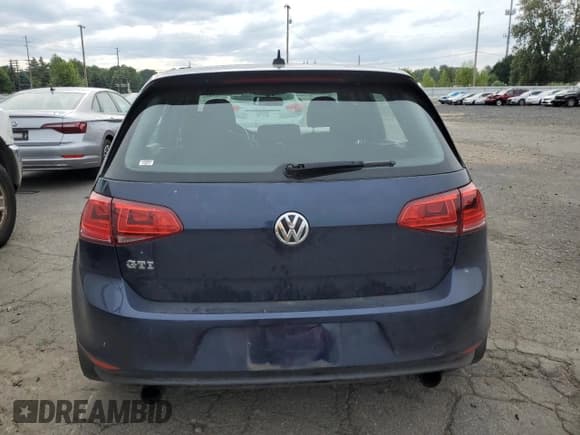 ✅ 2016 Volkswagen Golf GTI SE • VIN: 3VW5T7AU3GM011263 • Lot: 61501475. Listed on Copart with 65,839 mi. Free auction sales archive from the USA and detailed vehicle history report at DreamBid. Image 6.
